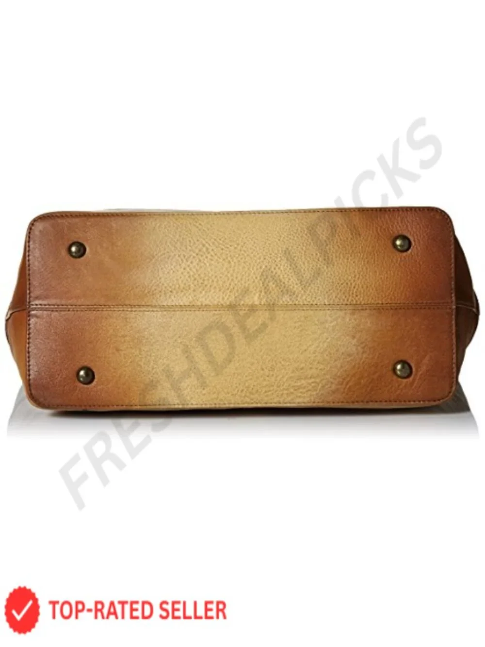 Genuine Leather Hand Painted Hobo Bag, Zip-Top Shoulder Bag